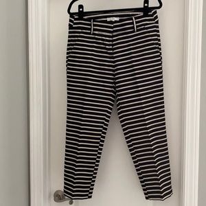 NWT Loft stripped crop pants